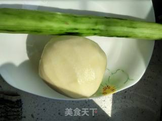 Delicious Salad: Potato Carrot Apple Cucumber Salad recipe