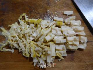 Scrambled Eggs with Lamb Tail and Bamboo Shoots recipe