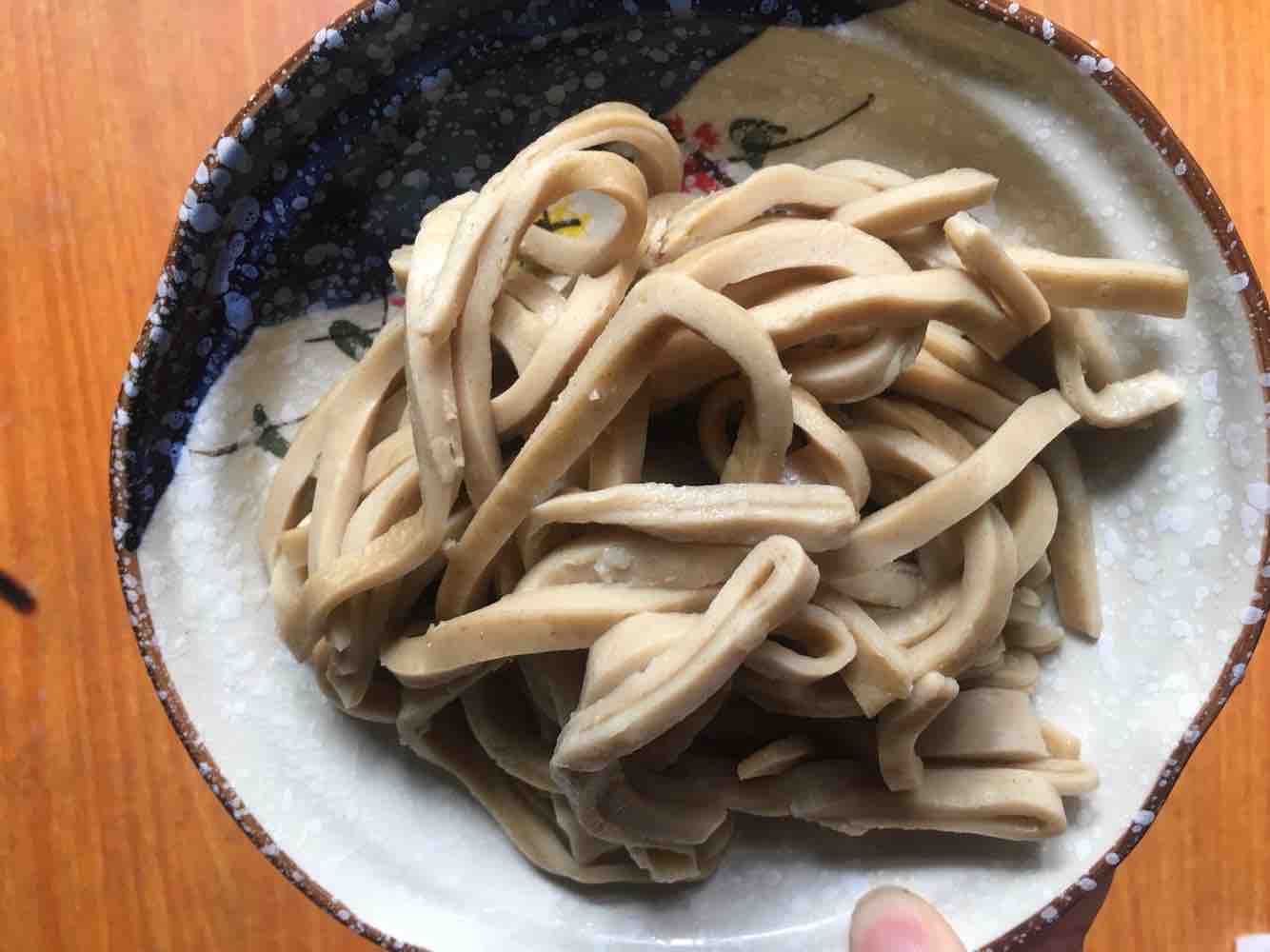 Minced Noodles with Egg Sauce recipe