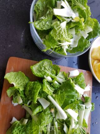 Black and White Vegetables in Oyster Sauce recipe