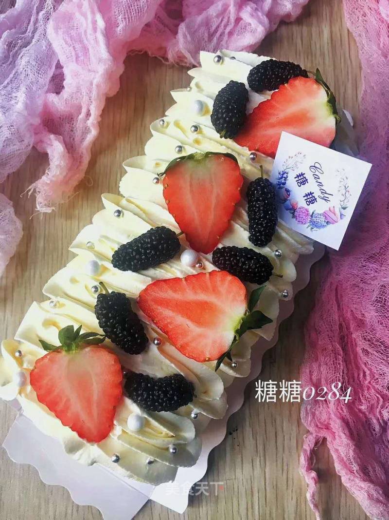 Fruit Cream Cake Roll