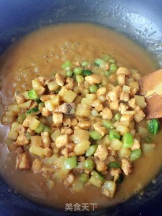 Curry Chicken and Potato Rice recipe