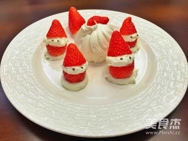 Strawberry Santa recipe