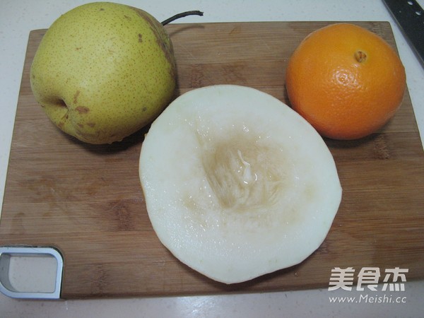 Cantaloupe Orange Pear Juice recipe