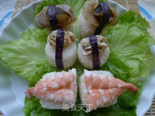 【flower Sushi】----seafood Sushi recipe