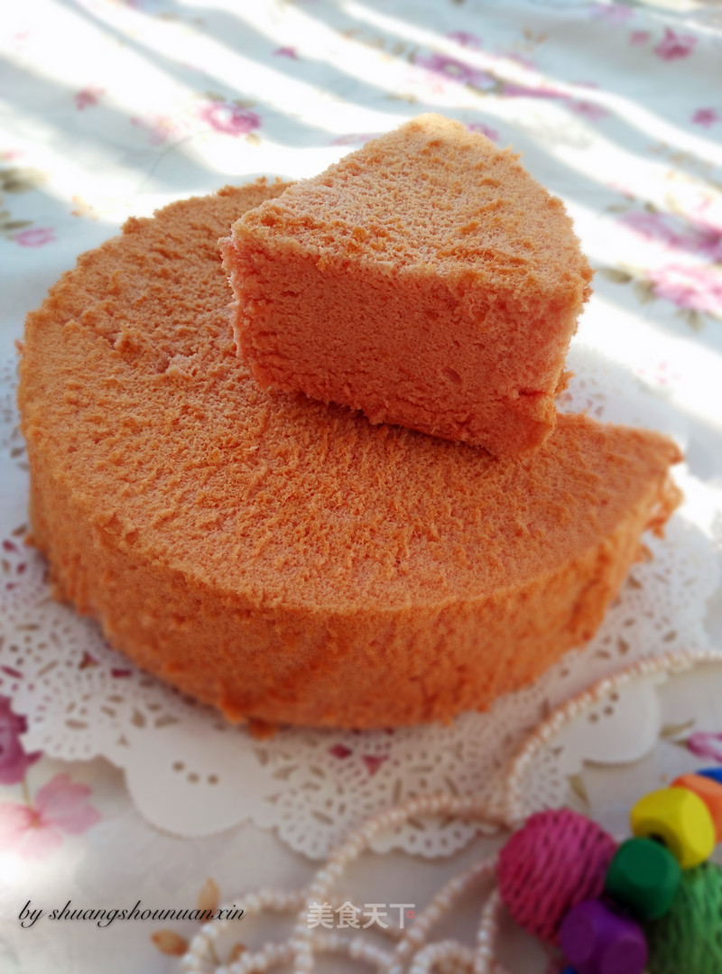 Red Yeast Chiffon Cake recipe