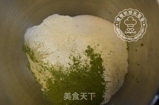 European Matcha Red Bean Bread recipe