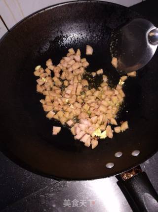 Stir-fried Peas with Ham recipe