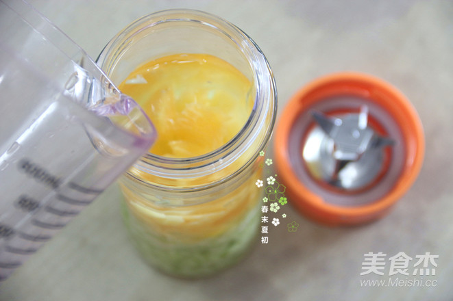 Pineapple Orange Cucumber Fruit and Vegetable Juice recipe