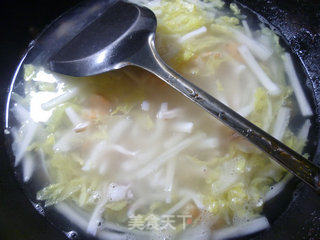 Kaiyang Squid and Cabbage Soup recipe