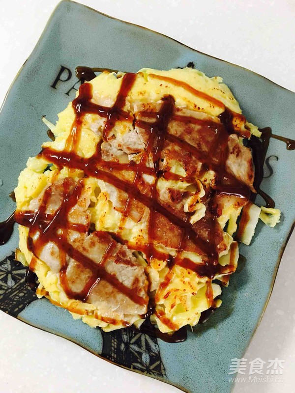 Okonomiyaki Home-cooked Version recipe