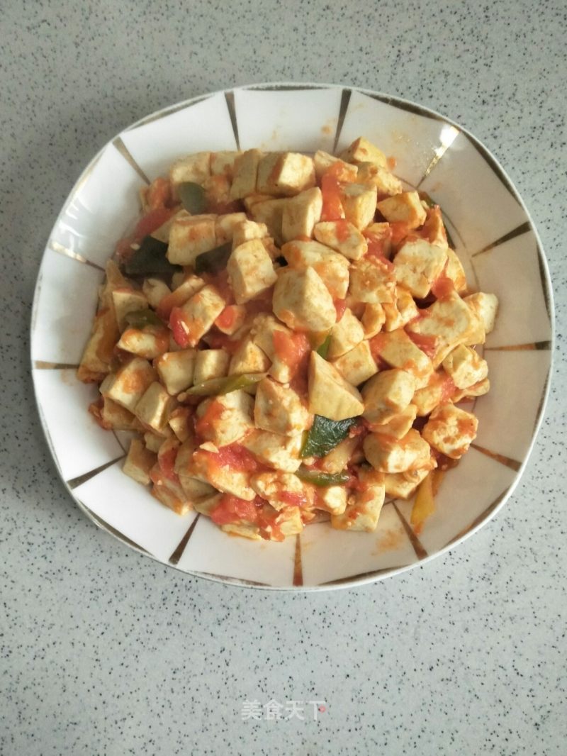 Stir-fried Tofu with Tomatoes recipe