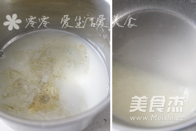 Milk Orange Jelly recipe