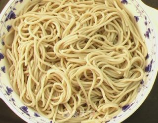 Tartary Buckwheat Noodles with Green Pepper and Oyster Sauce recipe