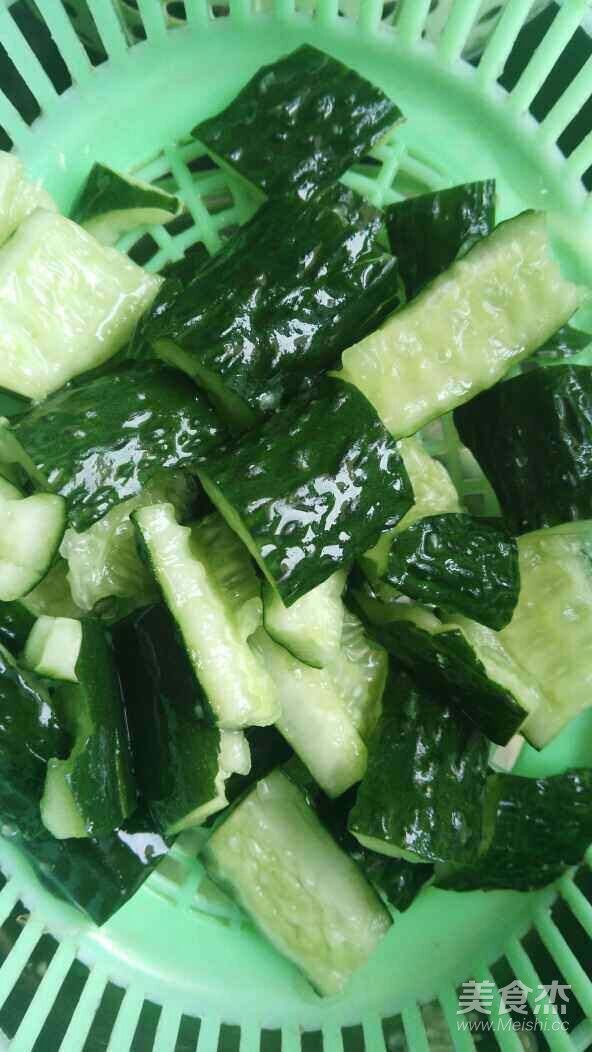 Cucumber in Red Oil recipe