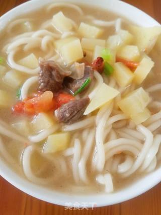 Beef Bone Noodle Soup recipe