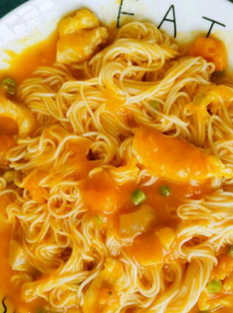 Pumpkin Noodle Soup recipe