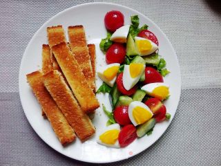 #信之美# Toast Salad with Vinaigrette recipe