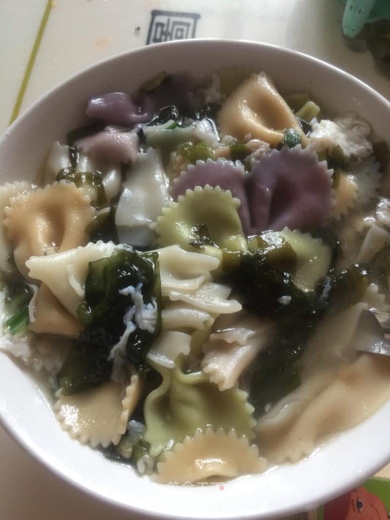 Butterfly Noodles in Clear Soup recipe