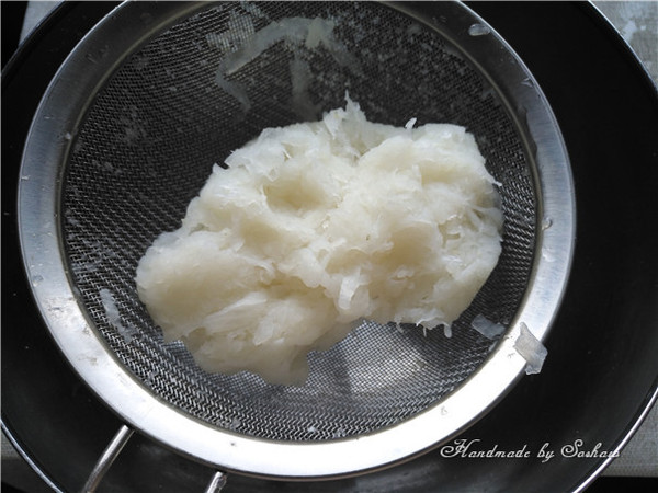 Shredded Radish Tofu and Salty Glutinous Rice Balls recipe