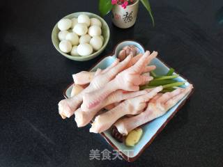 Chicken Feet and Quail Eggs recipe