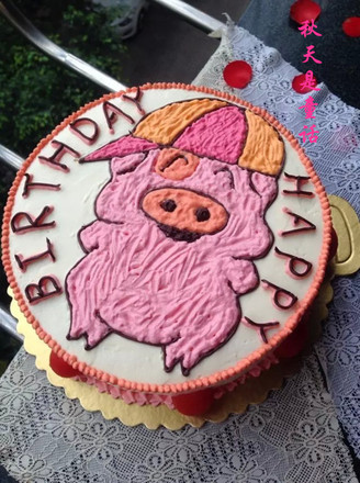 Mcdull Pig Birthday Cake recipe