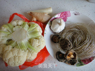 Stir-fried Vermicelli with Cauliflower recipe