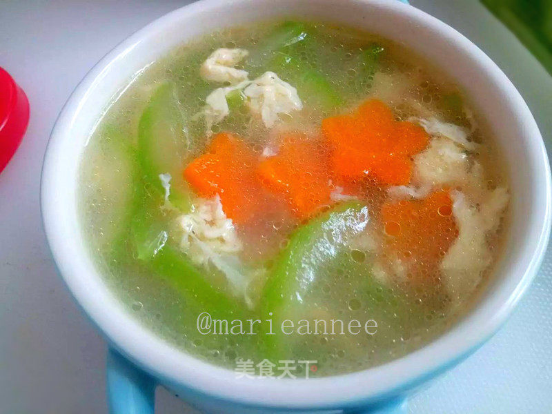 Gourd Carrot and Egg Soup recipe