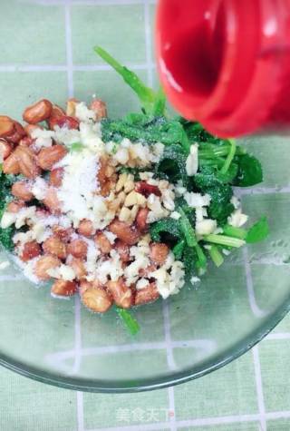 Nuts Spinach recipe