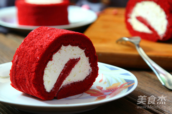 Red Velvet Cake Roll recipe