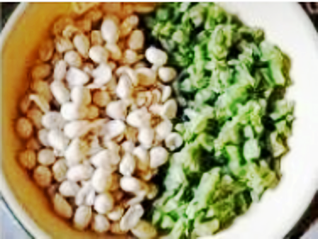 Moss and Peanut Kernels recipe