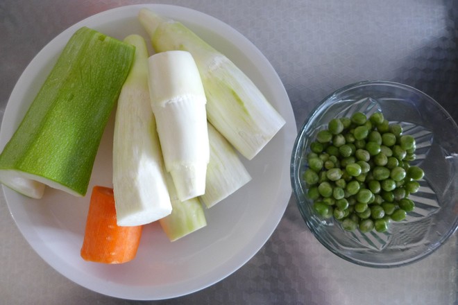 Vegetarian Stir-fried Rice White recipe