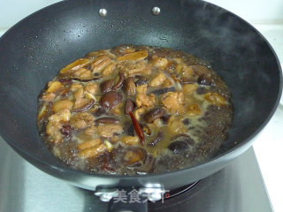 Stewed Chicken Drumsticks with Mushrooms recipe