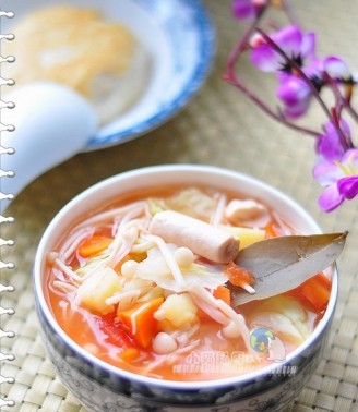 Beef Marrow Fresh Vegetable Soup recipe