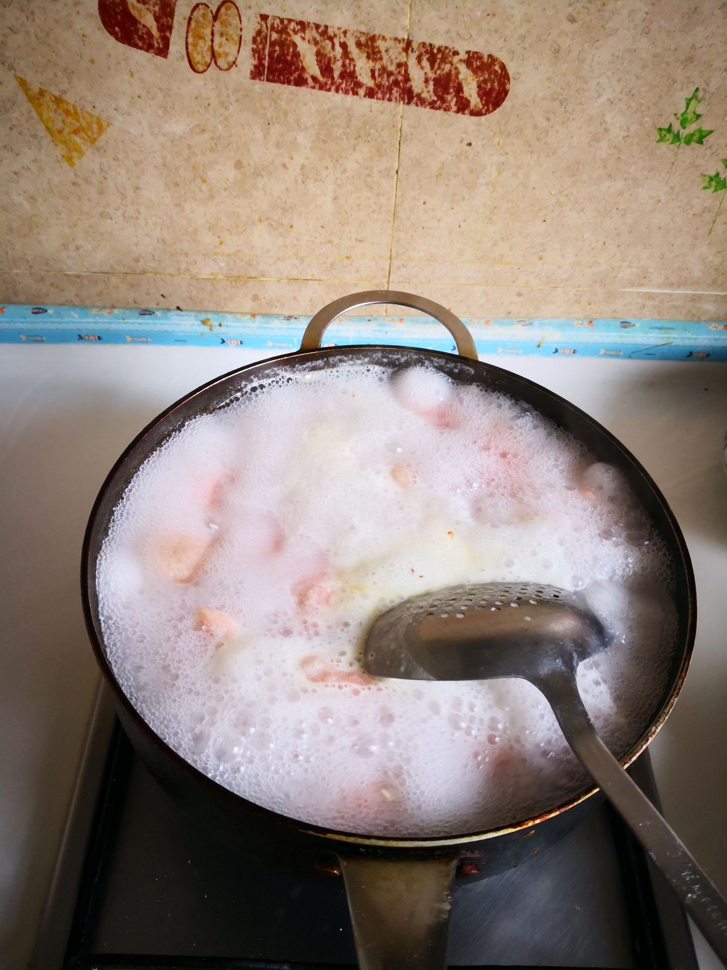 Amaranth Sauce and Noodle Dumplings recipe