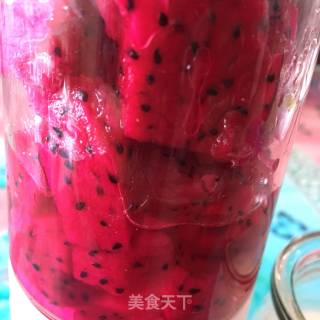 Yogurt Bird's Nest Pitaya Ice recipe