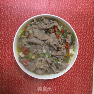 Sour Soup with Beef recipe