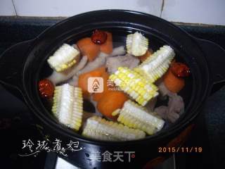Chicken Feet Corn Carrot Soup recipe