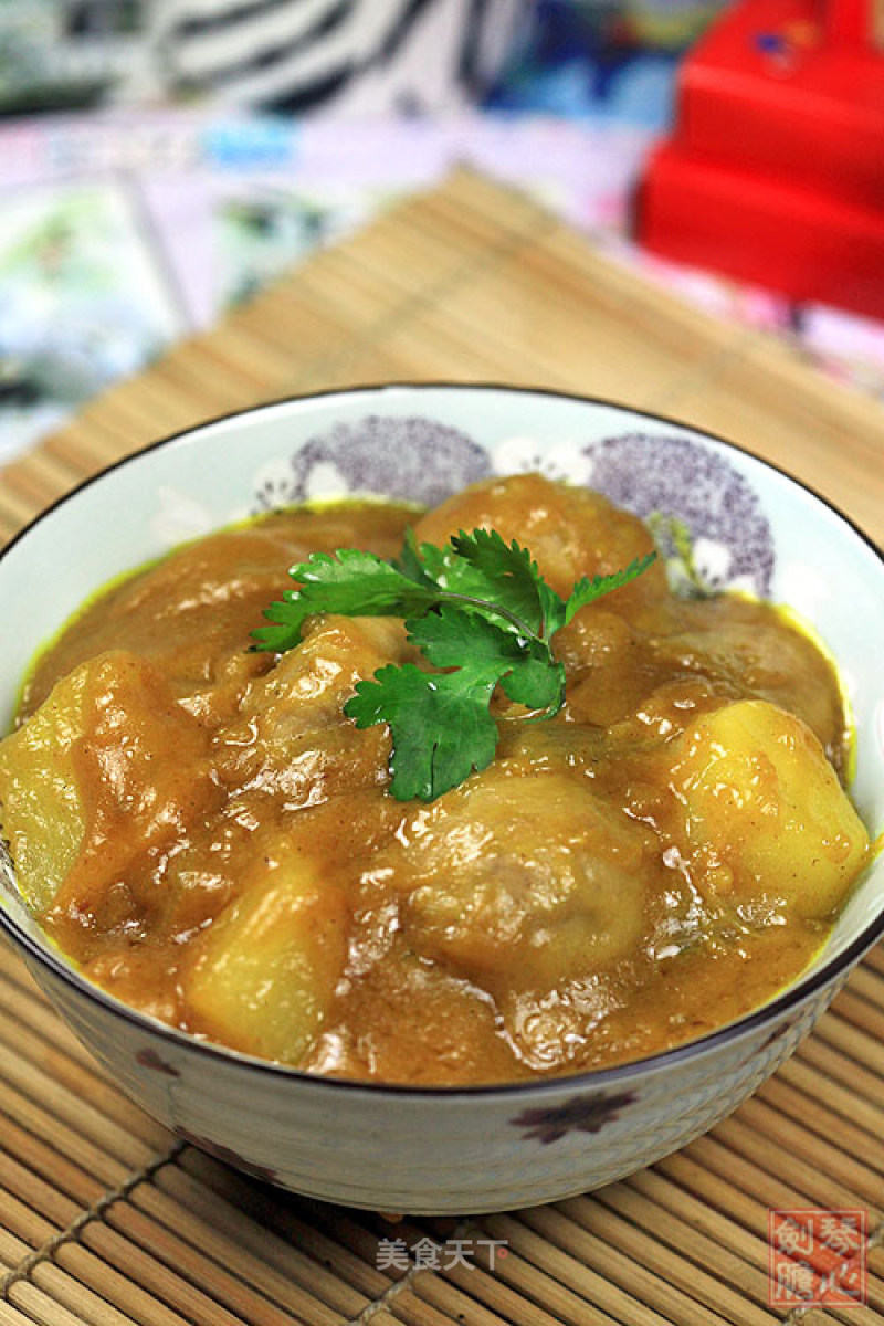 Curry Beef Balls recipe