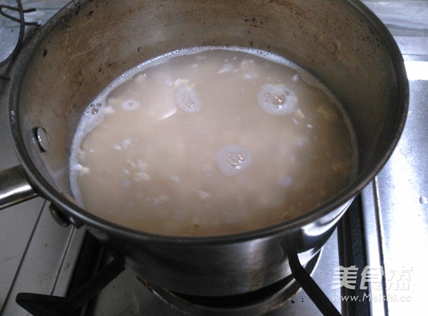 Corn Oatmeal Nut Porridge recipe