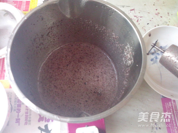 Black Rice and Black Sesame Paste recipe