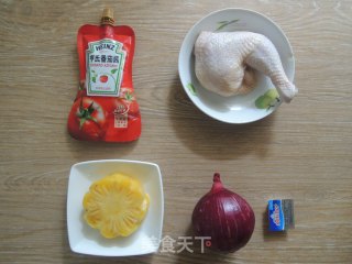 【hawaiian Chicken Chop with Tomato Sauce】 recipe