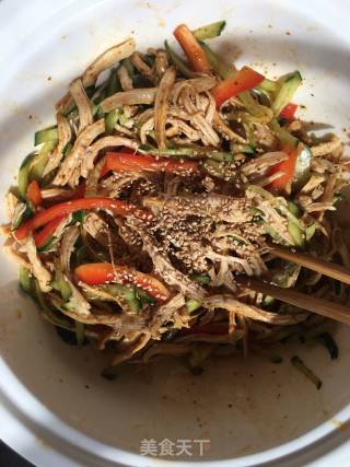 Cold Chicken Shreds recipe