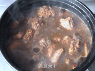 Sauce Pork Ribs Claypot Rice recipe