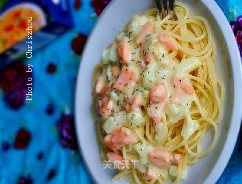 Asparagus Salmon Pasta recipe