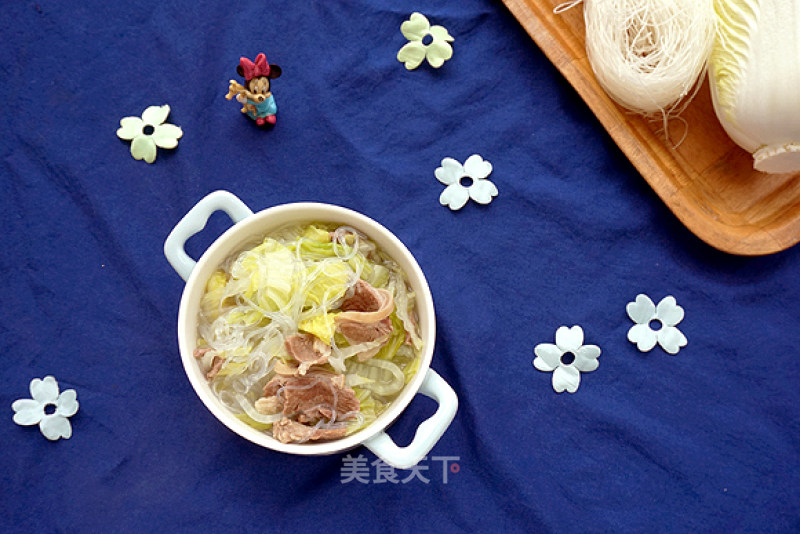 Cabbage Vermicelli and Lamb in Casserole