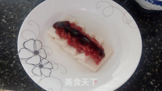 Fish-flavored Steamed Tofu recipe