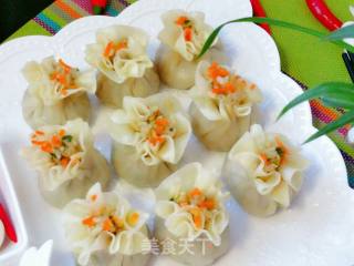 Shao Mai with Rice and Minced Meat recipe