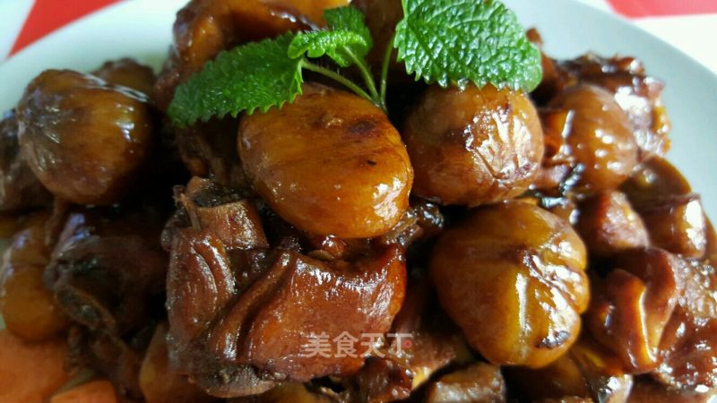 Braised Chicken with Chestnuts recipe