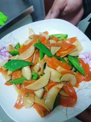 Stir-fried Pleurotus Eryngii recipe